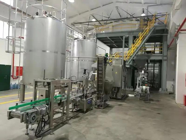 液体水溶肥设备装箱码垛生产线 小型营养液加工机器